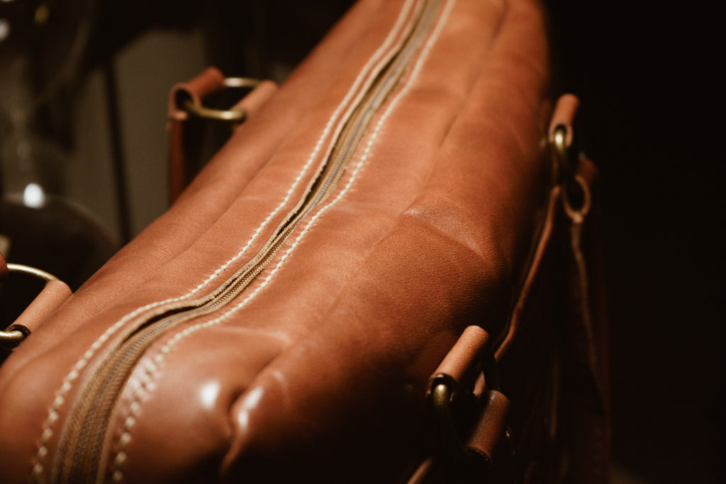 Handmade leather briefcase, Leather Laptop Bag, Crossbody Leather Bag